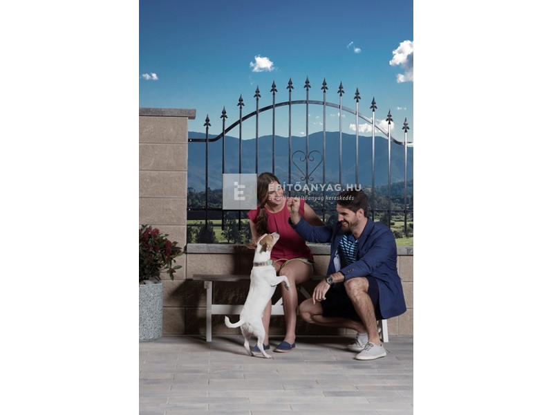 Leier Architektúra kerítéskő normálkő bézs 40x20x20 cm