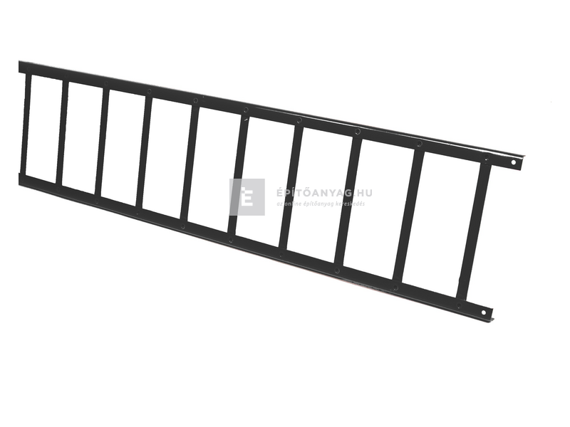 Leier Hófogórács festett antracit 20x150 cm