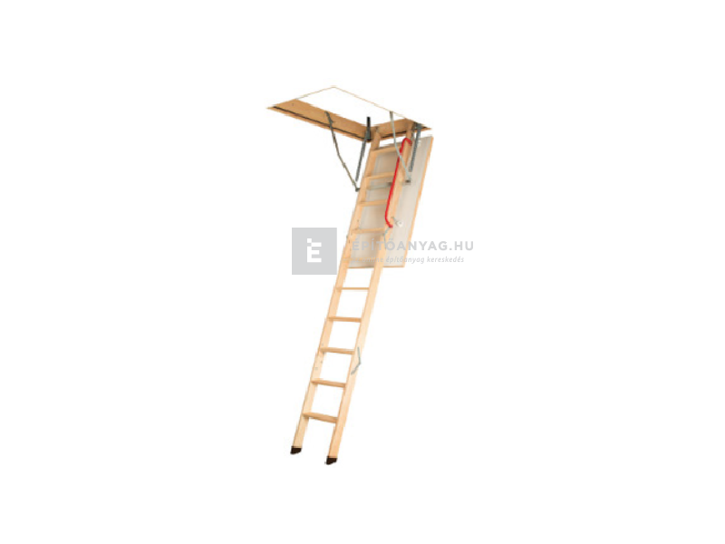 Fakro LWK 280 Padlásfeljáró, 3 részes összecsukható lépcső, hőszig. ajtólap 60x120 cm