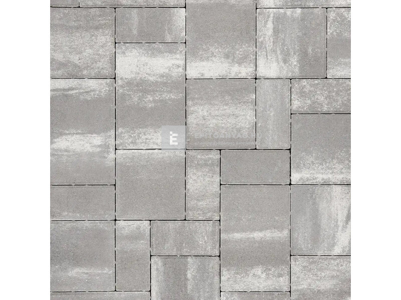 SW Maroskő Kombi térkő ezüst 6 cm (10,74 m2/rkl)