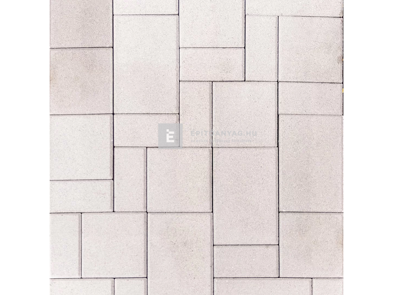 SW Maroskő Kombi térkő fehér 4 cm (17,19 m2/rkl)