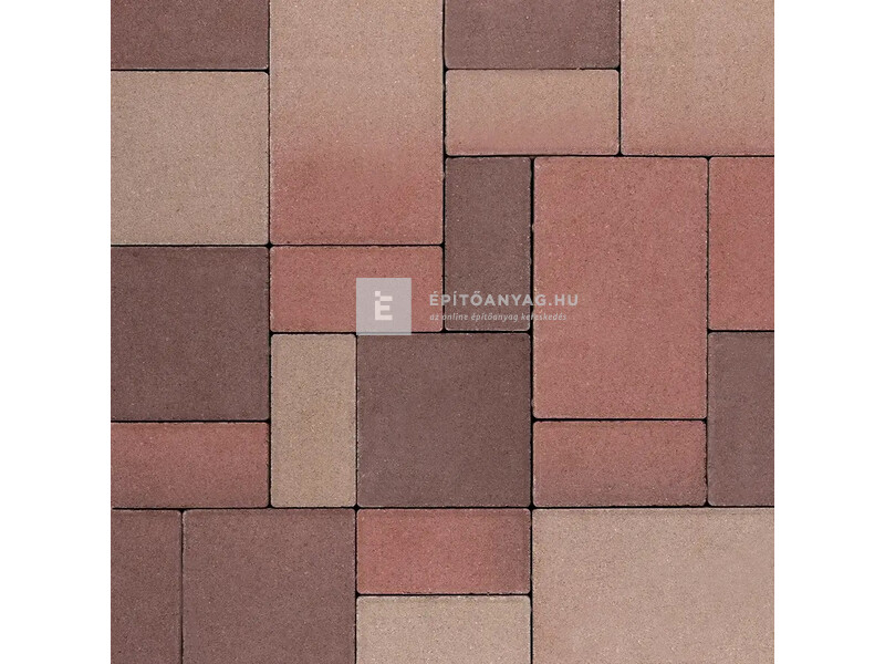 SW Maroskő kombi térkő tripla csoki 6 cm