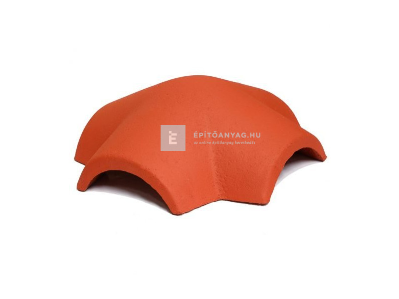 Terrán 4-es elosztó kúpcserép ColorSystem meggypiros