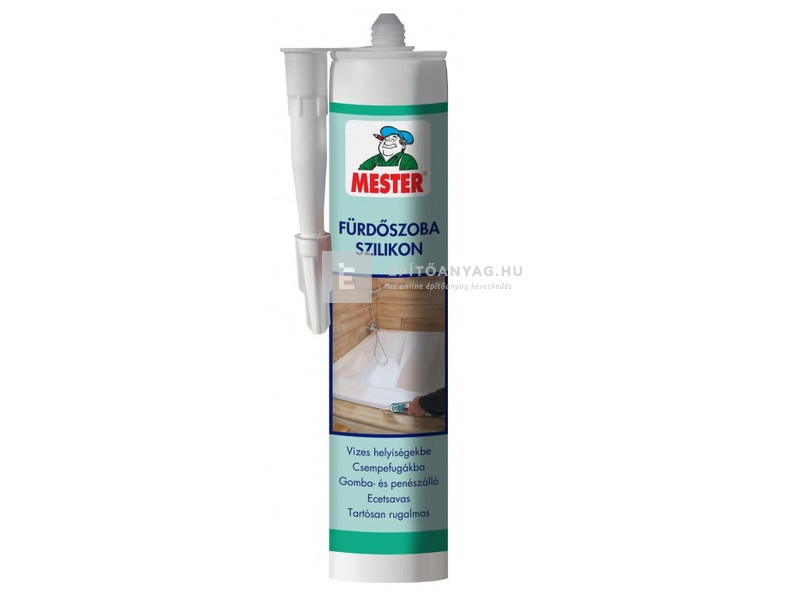 Mester Fürdőszoba Szilikon fehér 280 ml