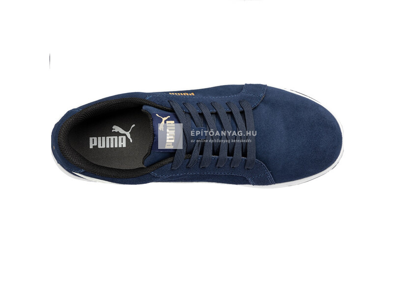 Magic Tools Puma Iconic Suede Navy Low S1PL ESD FO HRO SR munkavédelmi cipő 47