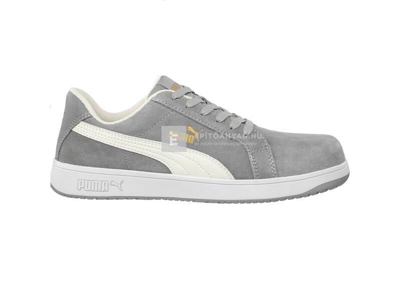 Magic Tools Puma Iconic Suede Grey Low S1PL ESD FO HRO SR munkavédelmi cipő 40