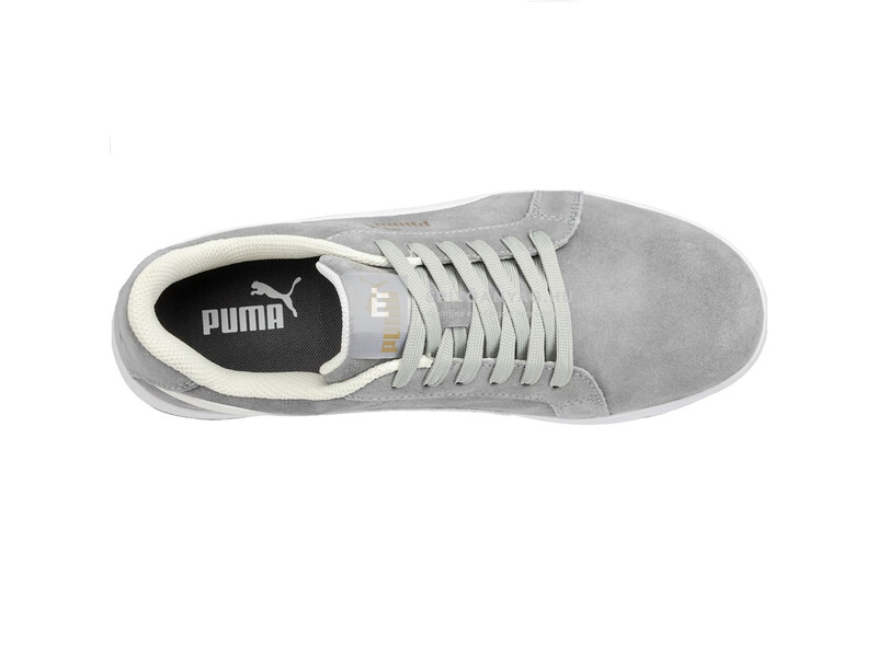 Magic Tools Puma Iconic Suede Grey Low S1PL ESD FO HRO SR munkavédelmi cipő 41