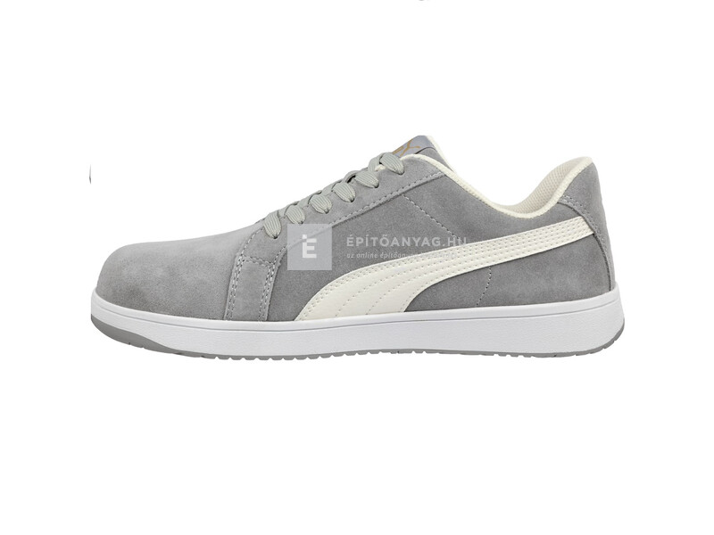 Magic Tools Puma Iconic Suede Grey Low S1PL ESD FO HRO SR munkavédelmi cipő 46