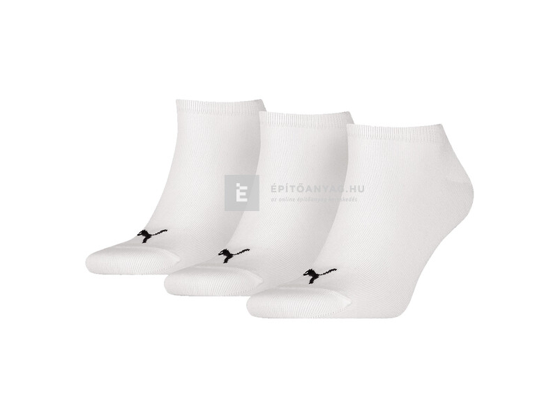 Magic Tools Puma sneaker zokni 3 pár/csomag 47-49 fehér