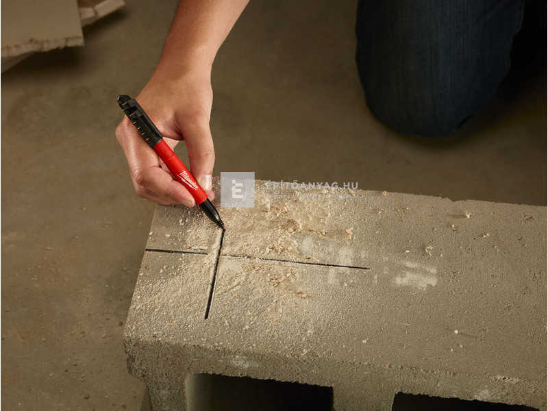 Milwaukee Inkzall jelölő filc vékony tartós hegyű fekete