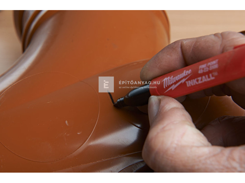 Milwaukee Inkzall jelölő filc vékony tartós hegyű (4 darabos kiszerelés, kék, piros, zöld és feke