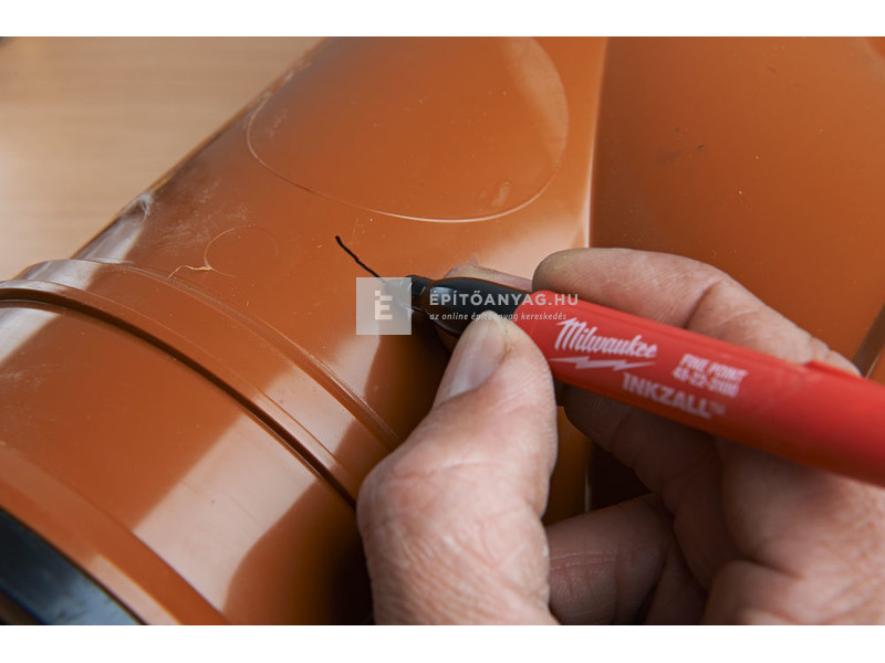 Milwaukee Inkzall jelölő filc vékony tartós hegyű (4 darabos kiszerelés, kék, piros, zöld és feke