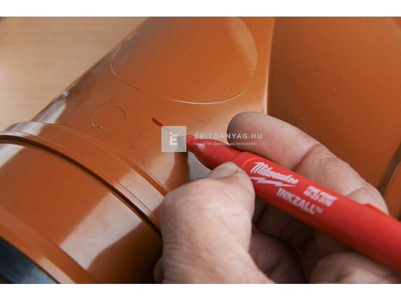 Milwaukee Inkzall jelölő filc vékony tartós hegyű (4 darabos kiszerelés, kék, piros, zöld és feke