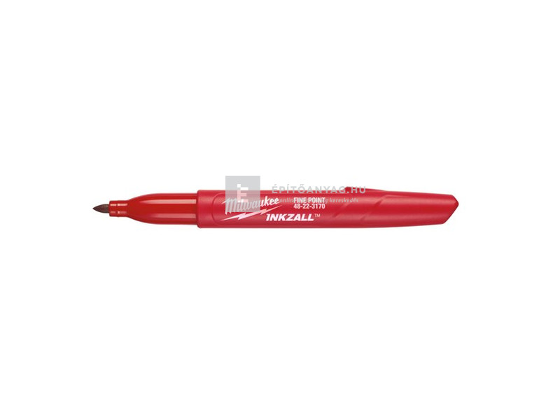 Milwaukee Inkzall jelölő filc vékony tartós hegyű (4 darabos kiszerelés, kék, piros, zöld és feke