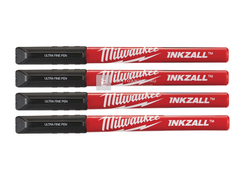 Milwaukee Inkzall filctoll 0,6 mm hegyű fekete (4 darabos kiszerelés)