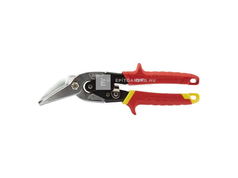 Milwaukee áttételes lemezvágó olló egyenes (sárga)