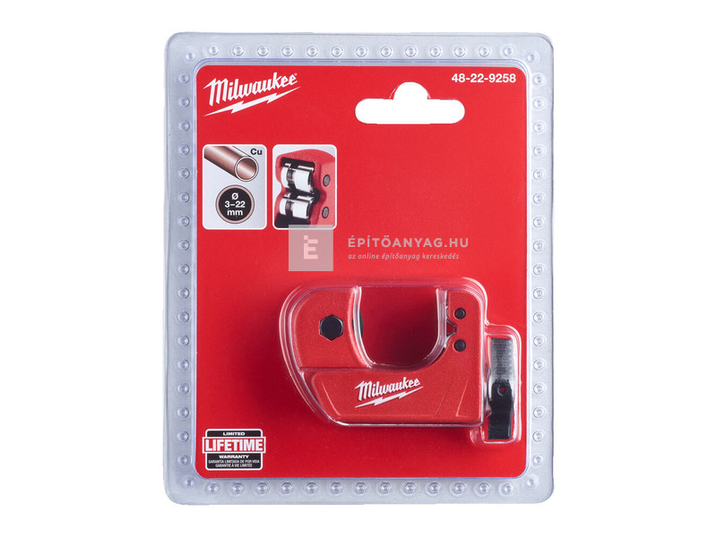 Milwaukee Mini rézcsővágó 3-22 mm