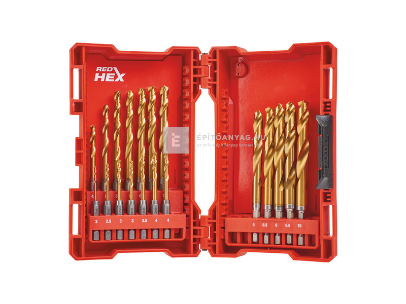Milwaukee fémfúró shockwave HSS-G TiN 19db - készlet (2-10mm)