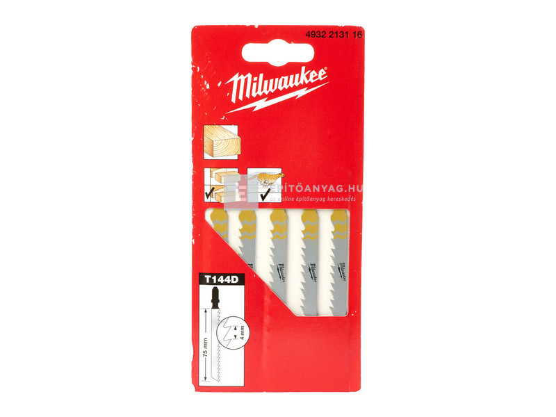 Milwaukee szúrófűrészlap 75/4 mm 5 db