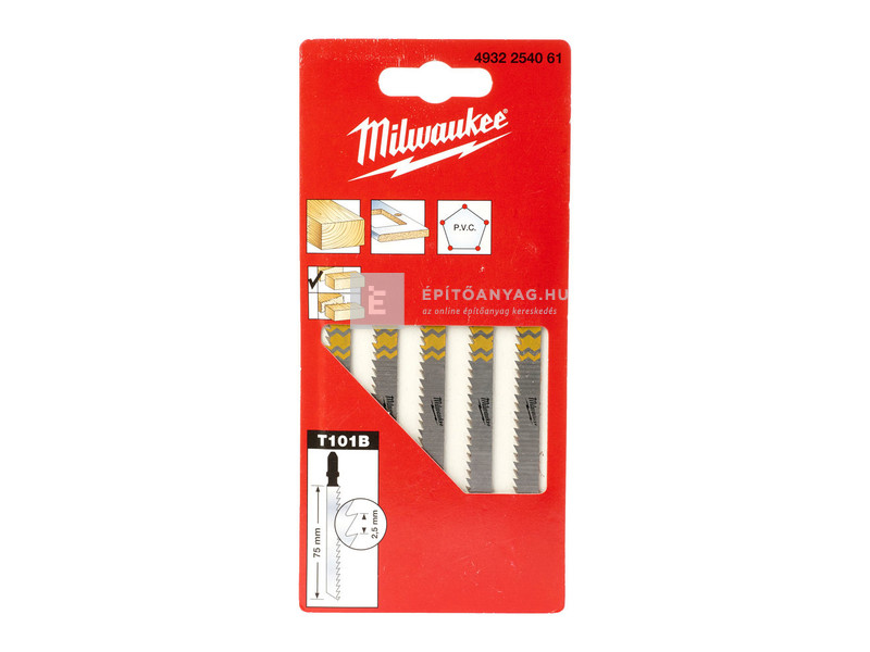 Milwaukee szúrófűrészlap 75/2,5 mm 5 db