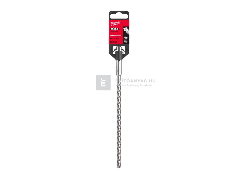 Milwaukee MX4 SDS-Plus 4 élű fúrószár 8 x 150/210 mm