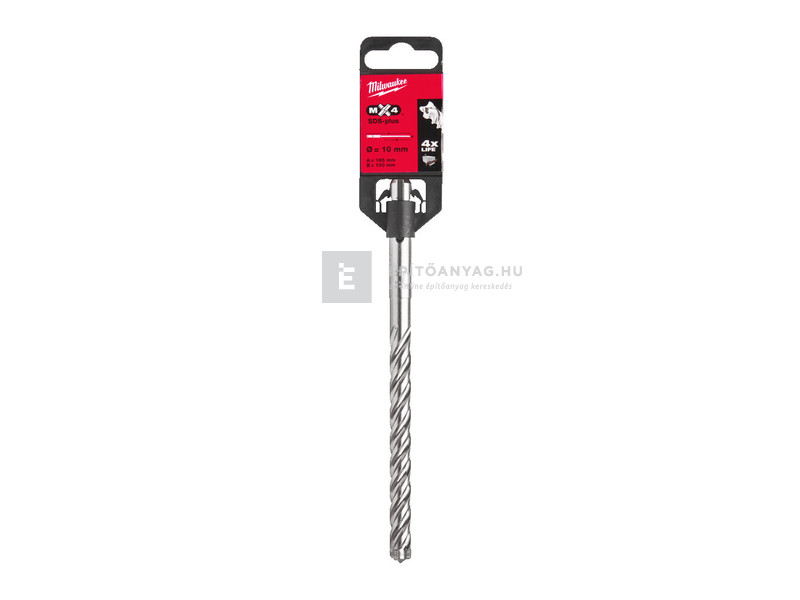 Milwaukee MX4 SDS-Plus 4 élű fúrószár 10 x 100/160 mm