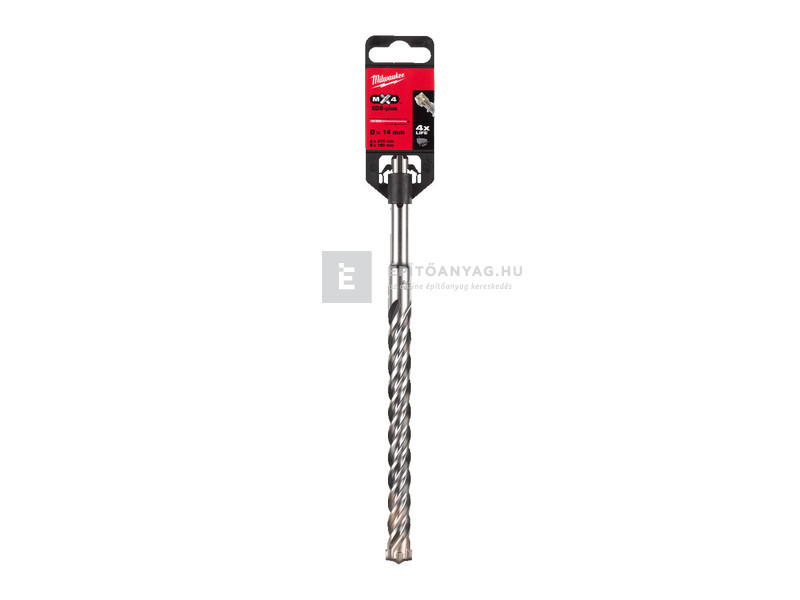 Milwaukee MX4 SDS-Plus 4 élű fúrószár 14 x 150/210 mm