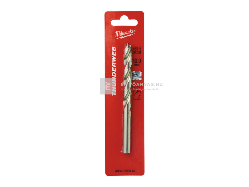 Milwaukee Thunderweb– HSS-G fémfúró DIN 338 – 10,0 mm