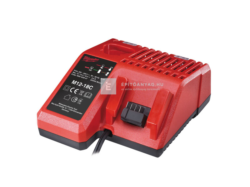 Milwaukee M12-18C intelligens töltő 12 V-18 V