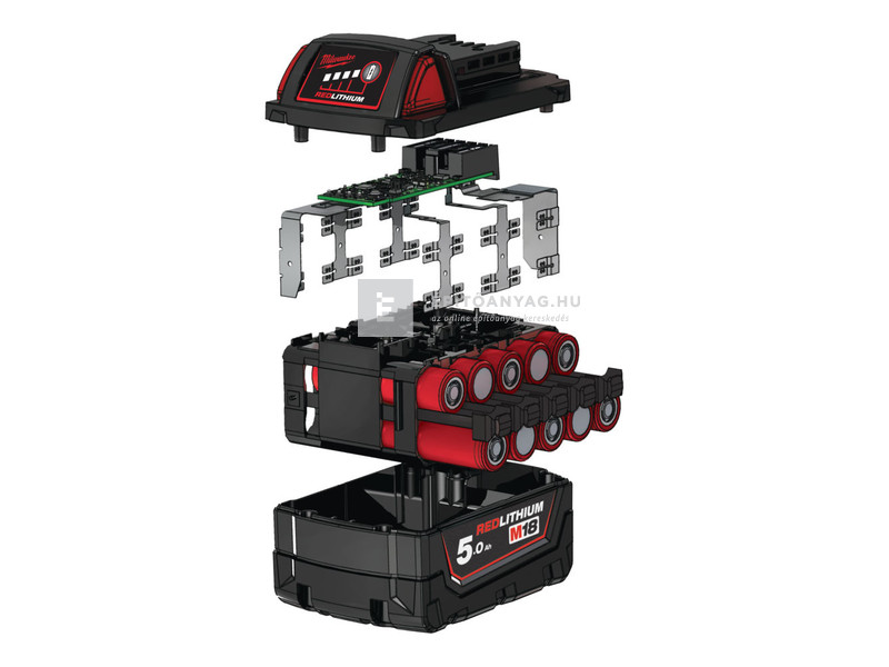 Milwaukee M18B5 Redlithium-ion akkumulátor 18 V 5,0 AH