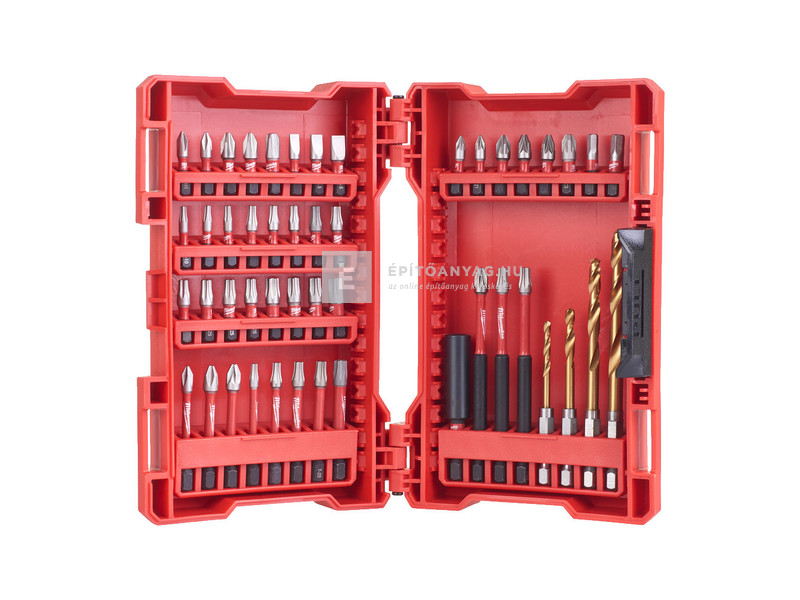 Milwaukee 48 darabos Shockwave fúrócsavarozó készlet