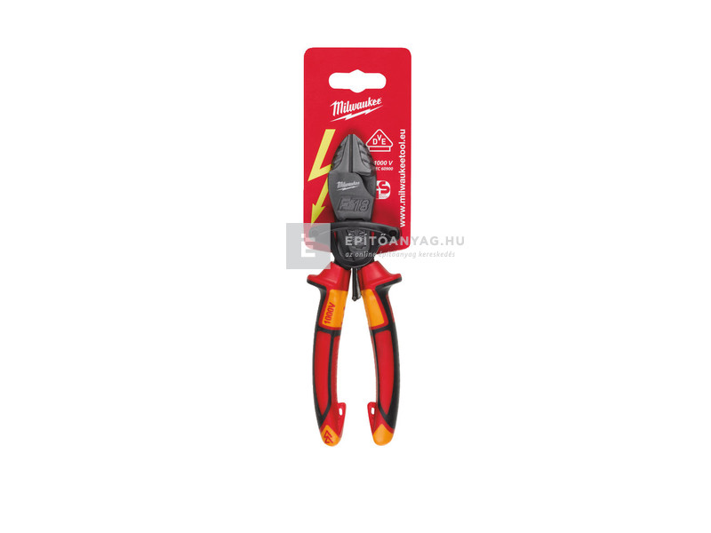 Milwaukee VDE Heavy Duty erő oldalcsípő fogó 180 mm