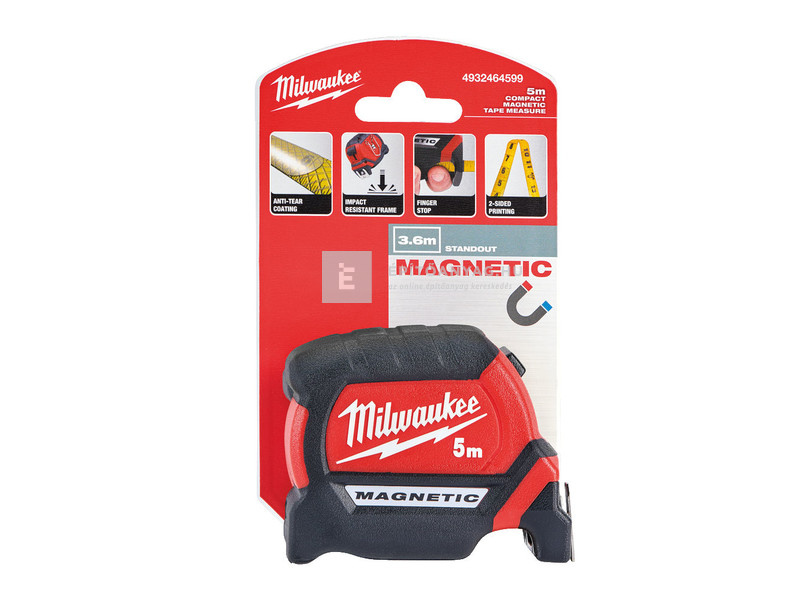 Milwaukee Prémium mágneses mérőszalag 5 m / 27 mm