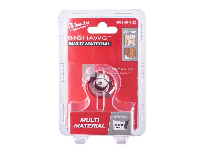 Milwaukee Big Hawg többféle anyaghoz 30 mm