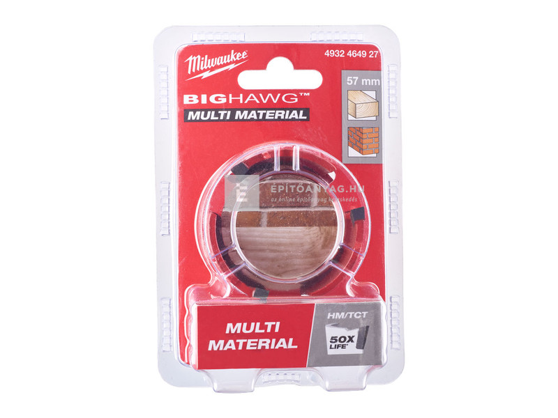 Milwaukee Big Hawg többféle anyaghoz 57 mm