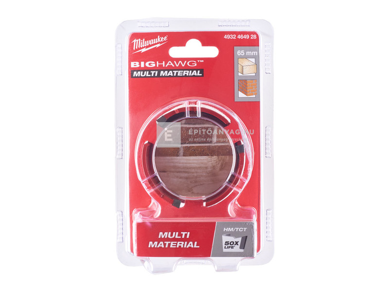 Milwaukee Big Hawg többféle anyaghoz 65 mm