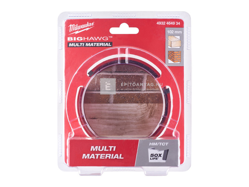 Milwaukee Big Hawg többféle anyaghoz 102 mm