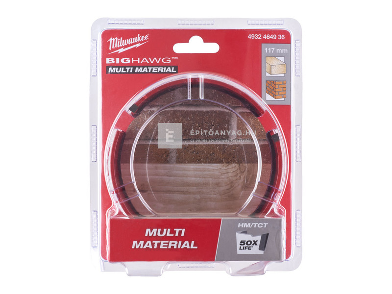 Milwaukee Big Hawg többféle anyaghoz 117 mm