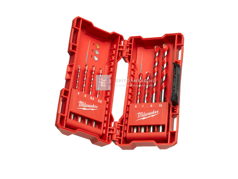 Milwaukee betonfúrószár 3 oldalas befogással 2. Klt. (8 részes)