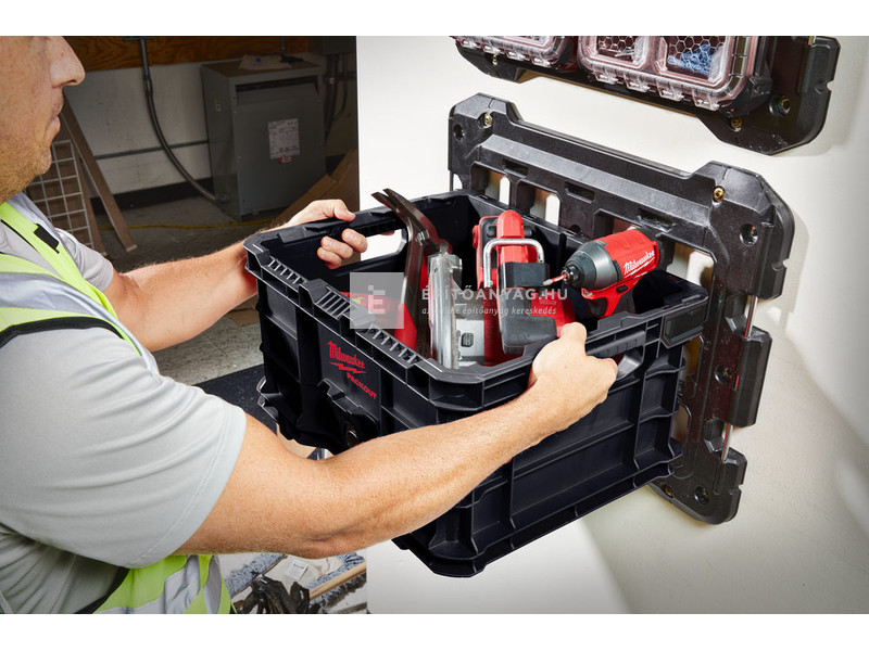 Milwaukee Packout tároló rekesz nyitott