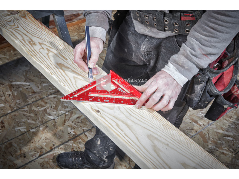 Milwaukee derékszögű háromszög vonalzó metrikus