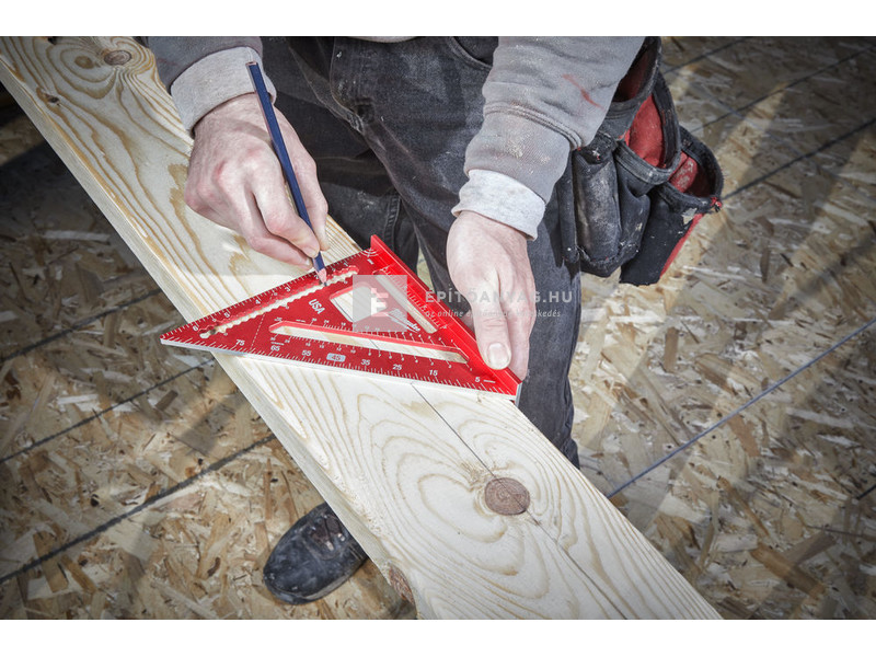 Milwaukee derékszögű háromszög vonalzó metrikus