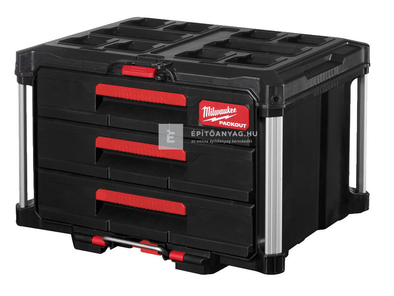 Milwaukee Packout tároló láda 3 fiókos