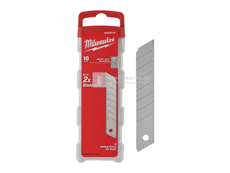 Milwaukee törhető penge 18 mm 10 db/cs