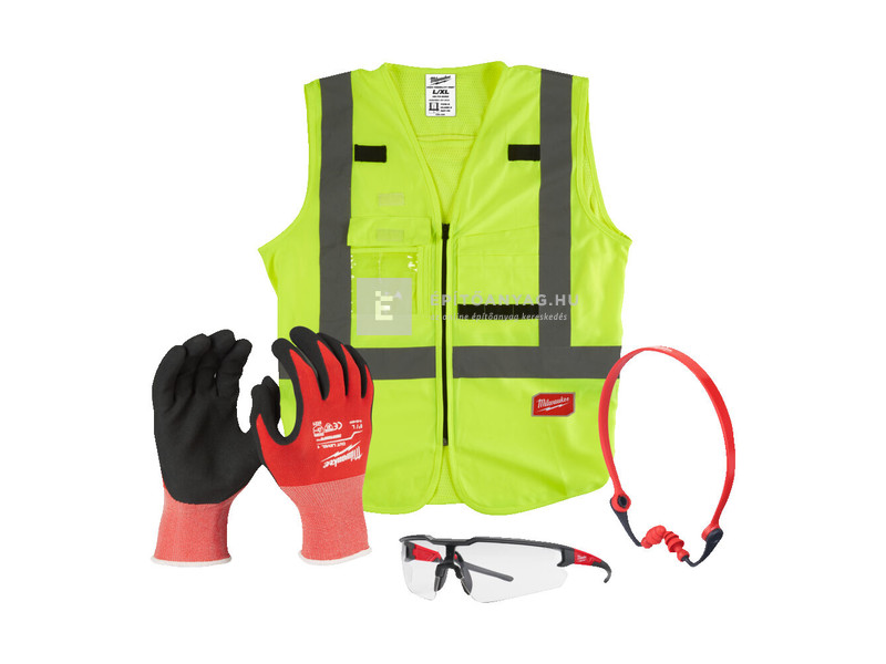 Milwaukee munkavédelmi csomag építőipari, 9/L