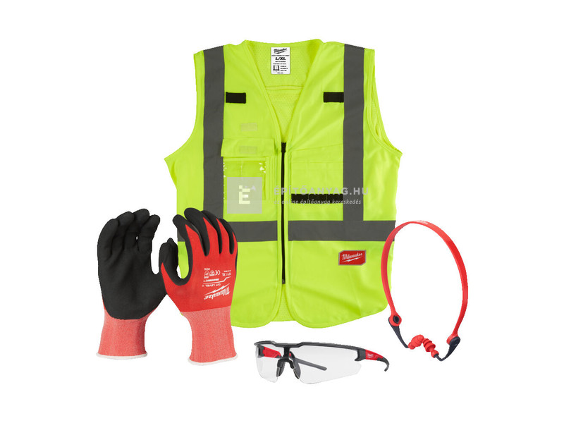 Milwaukee munkavédelmi csomag építőipari, 10/XL