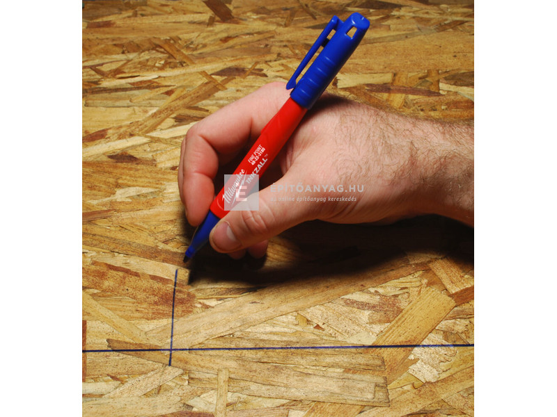 Milwaukee Inkzall jelölő filc vékony tartós hegyű kék