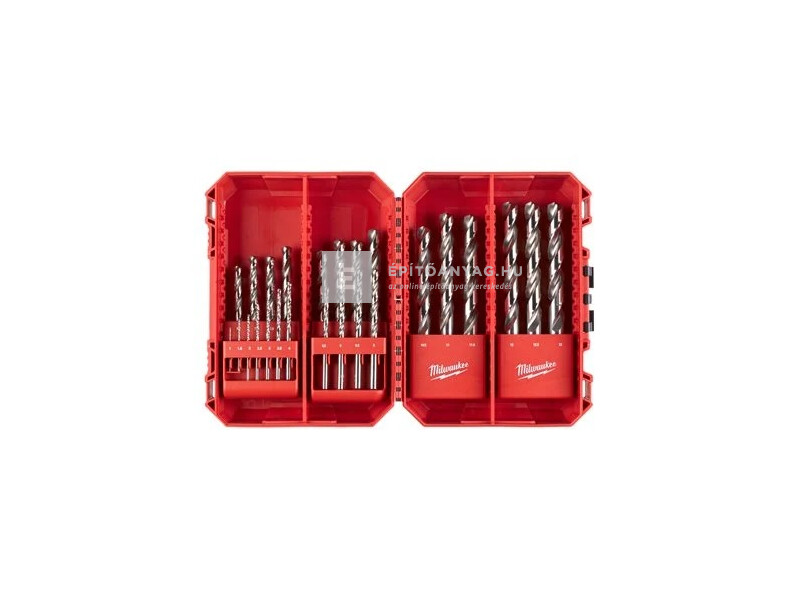 Milwaukee Thunderweb, HSS-G fémfúrók DIN 338, 25 részes klt. 1 db