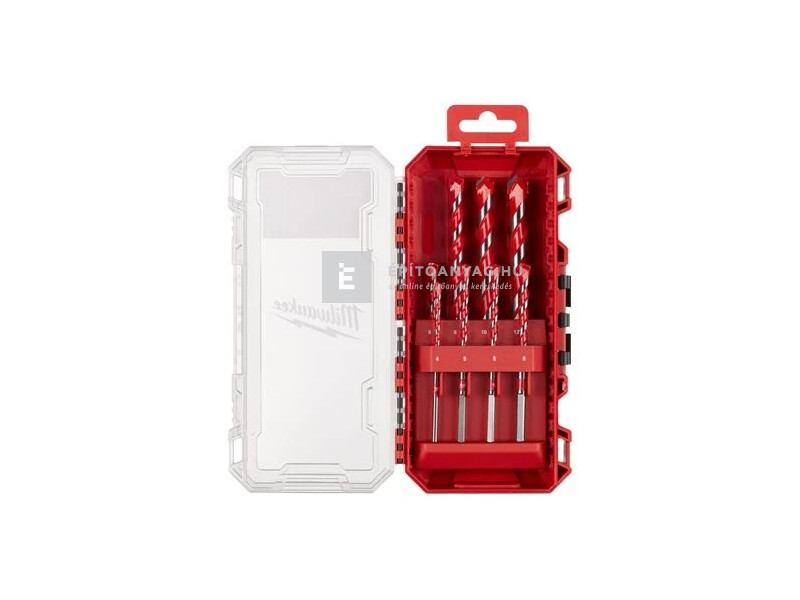 Milwaukee betonfúrószár 3 oldalas befogással, 8 részes klt. 1 db