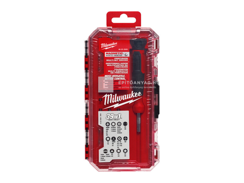 Milwaukee 39 az 1-ben Precíziós Multi-bit szett+csavarhúzó